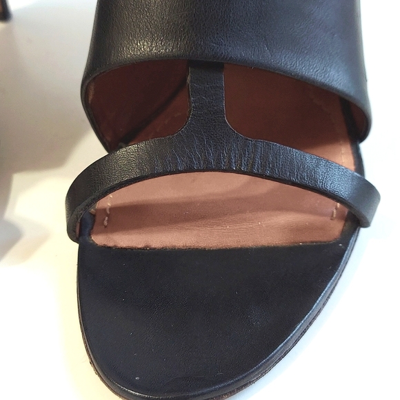 Givenchy Zipper Back T Strap Black Open Toe Short Boot Good Condition 37.5 - Picture 5 of 14